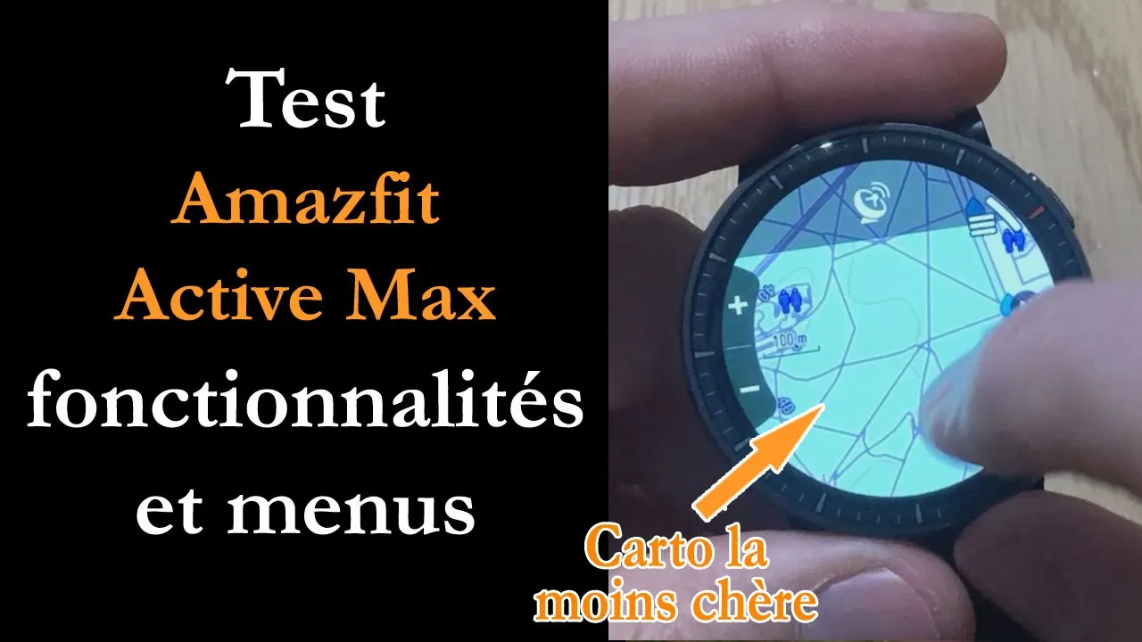 Vid�o-Test de Amazfit Active par Montre cardio GPS