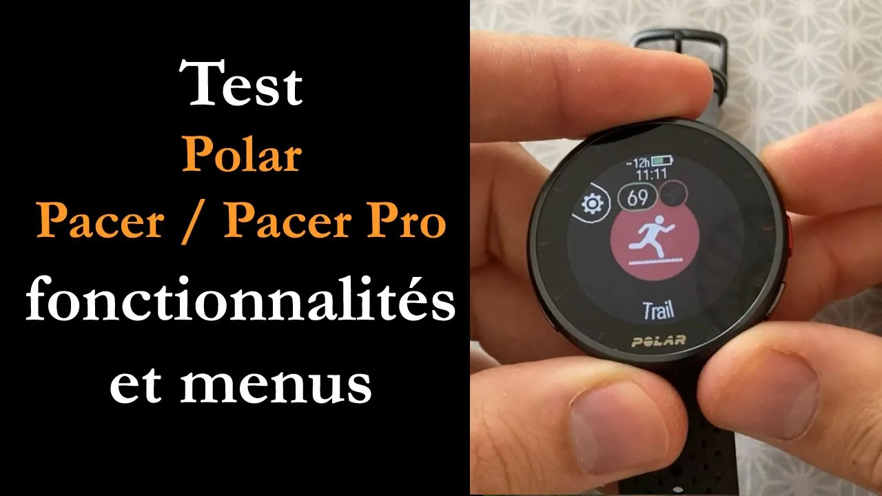Vido-Test de Polar Pacer Pro par Montre cardio GPS