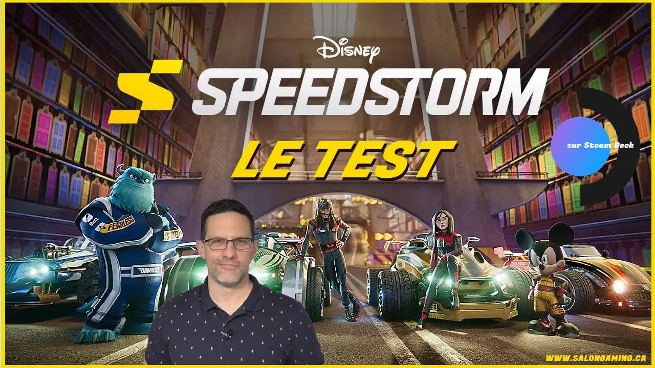 Vido-Test de Disney Speedstorm par Salon de Gaming de Monsieur Smith