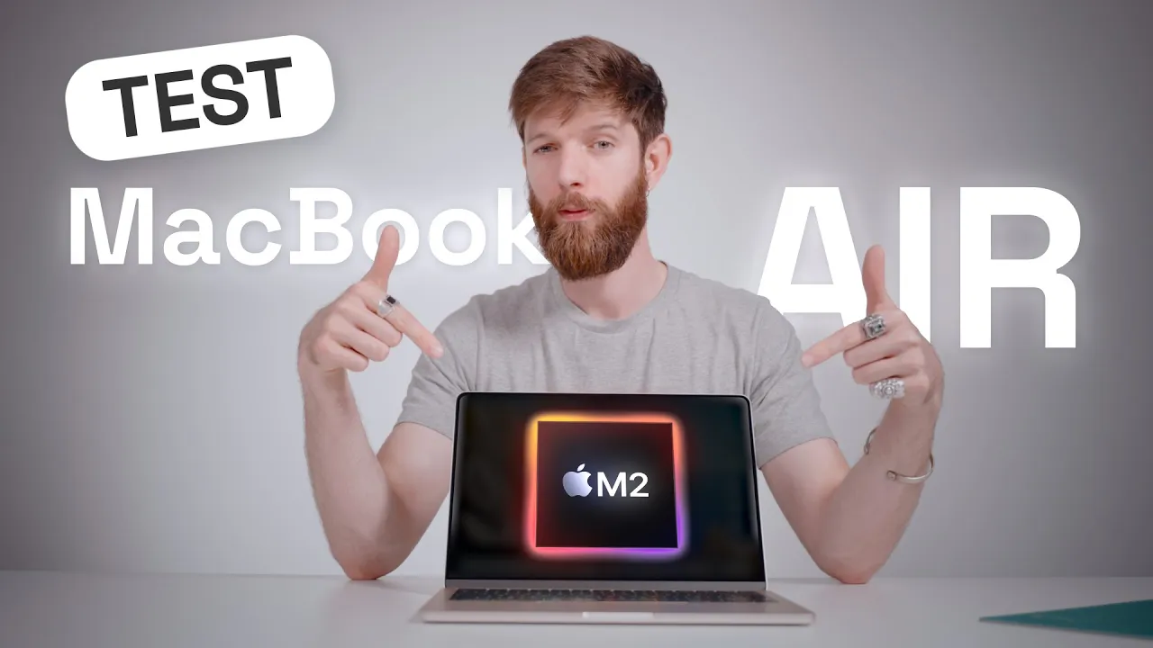 Vido-Test de Apple MacBook Air M2 par Les Numeriques