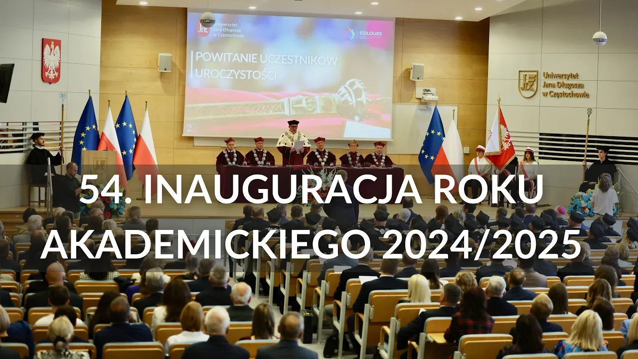 54. Inauguracja Roku Akademickiego 2024/2025 w Uniwersytecie Jana Długosza w Częstochowie 