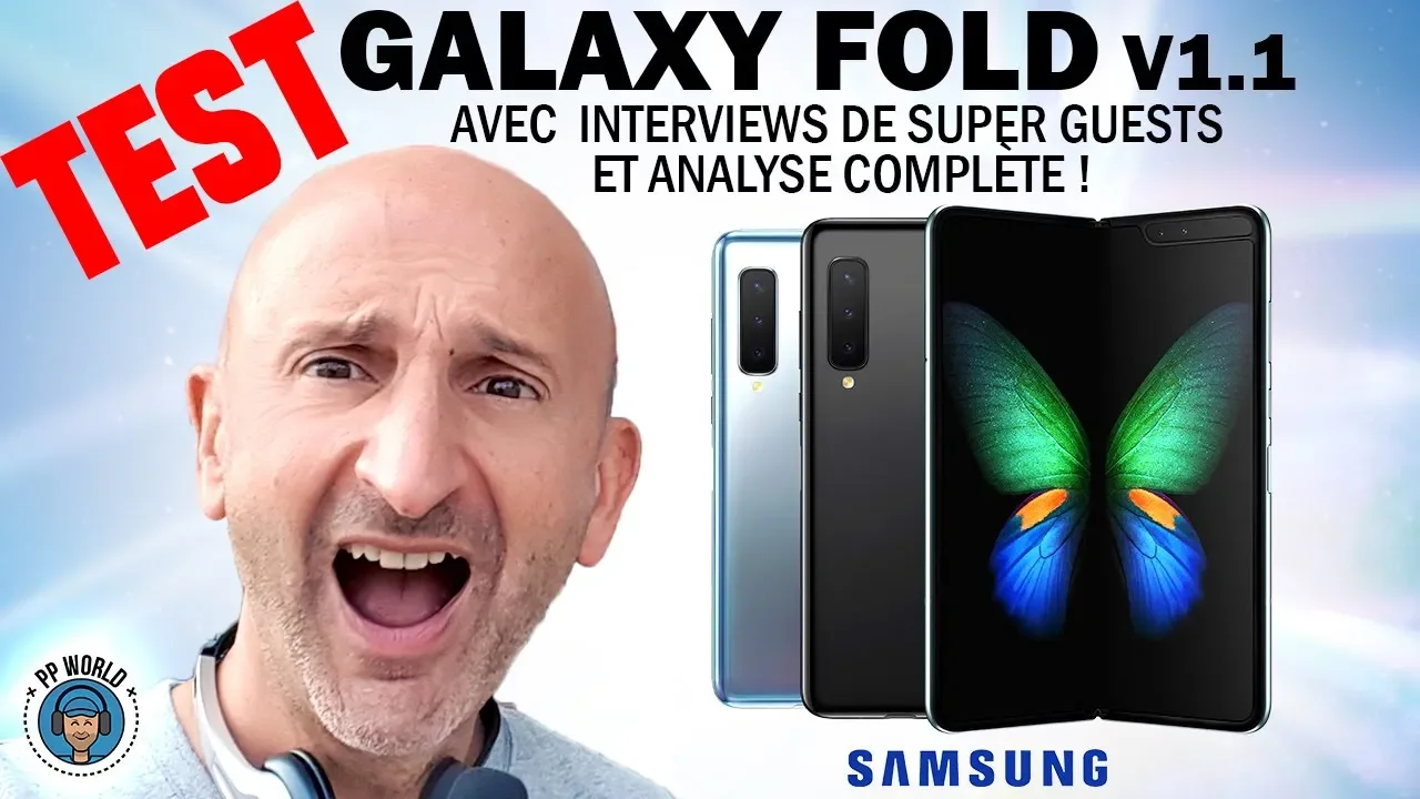 Vido-Test de Samsung Galaxy Fold par PP World