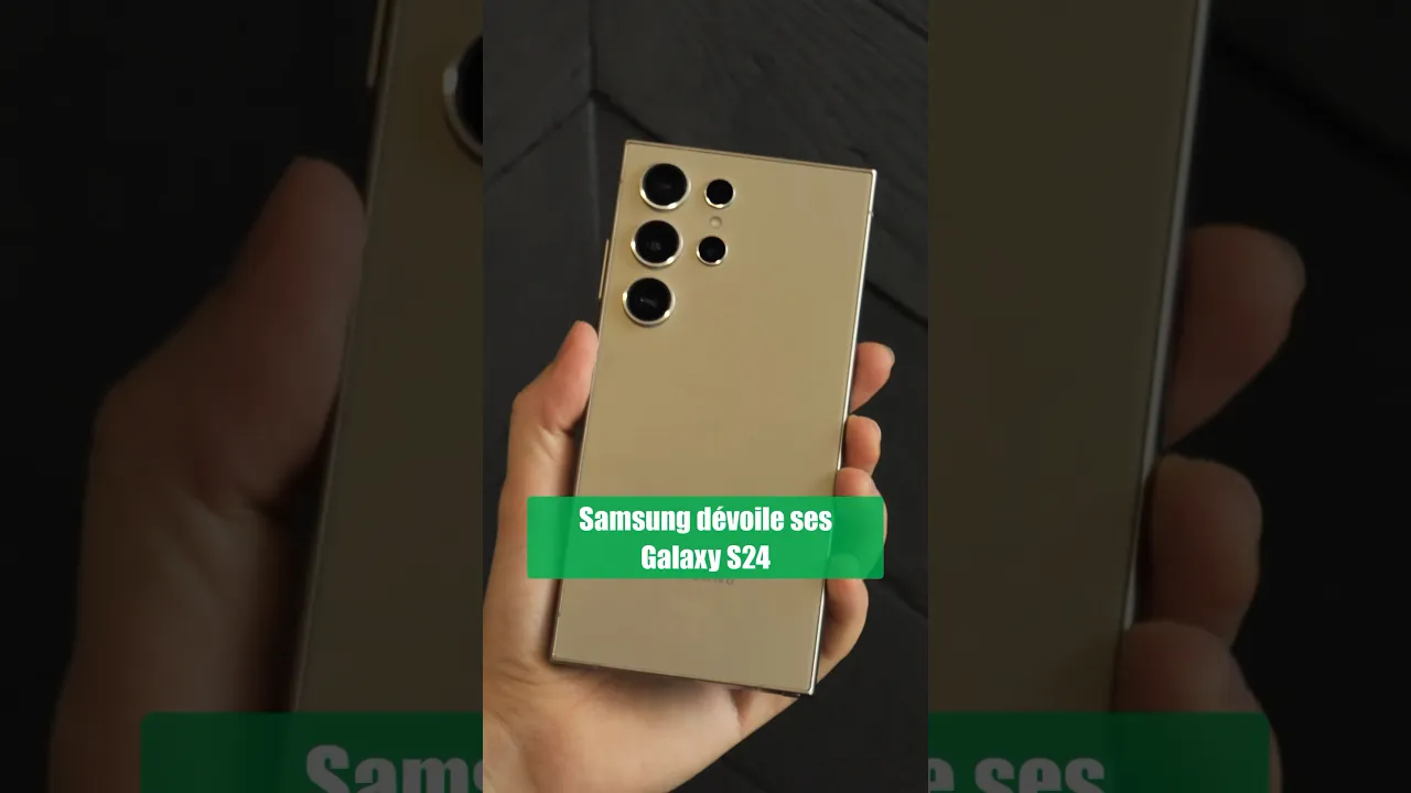 Vido-Test de Samsung Galaxy S24 par Presse Citron