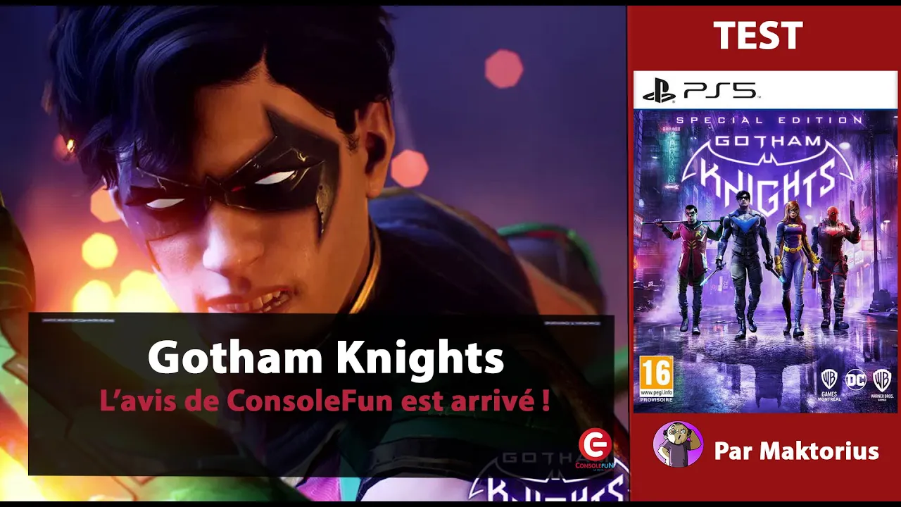 Vido-Test de Gotham Knights par ConsoleFun