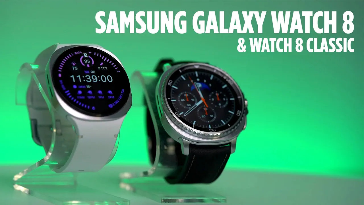 Vidéo-Test de Samsung Galaxy Watch 8 par Computer Bild