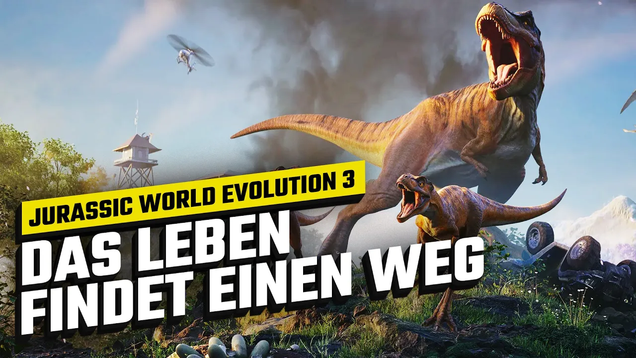 Vido-Test de Jurassic World Evolution 3 par PC Games