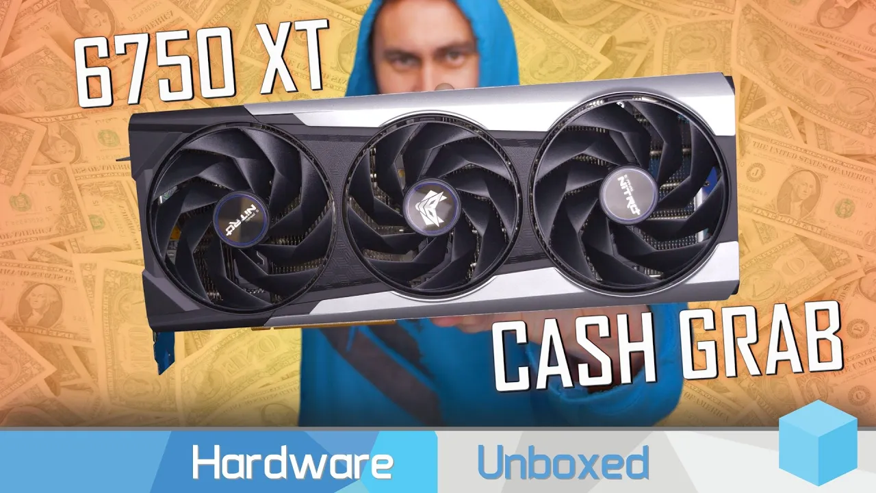 Vido-Test de AMD Radeon RX 6750 XT par Hardware Unboxed