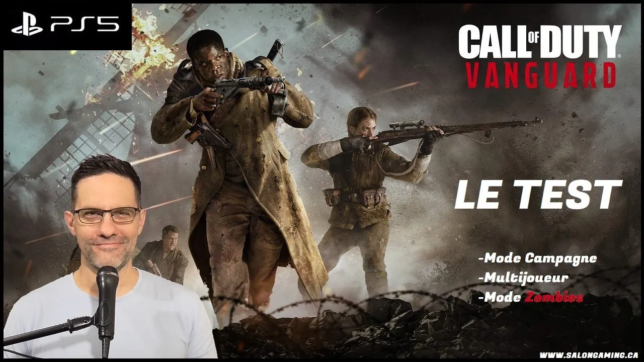 Vido-Test de Call of Duty Vanguard par Salon de Gaming de Monsieur Smith