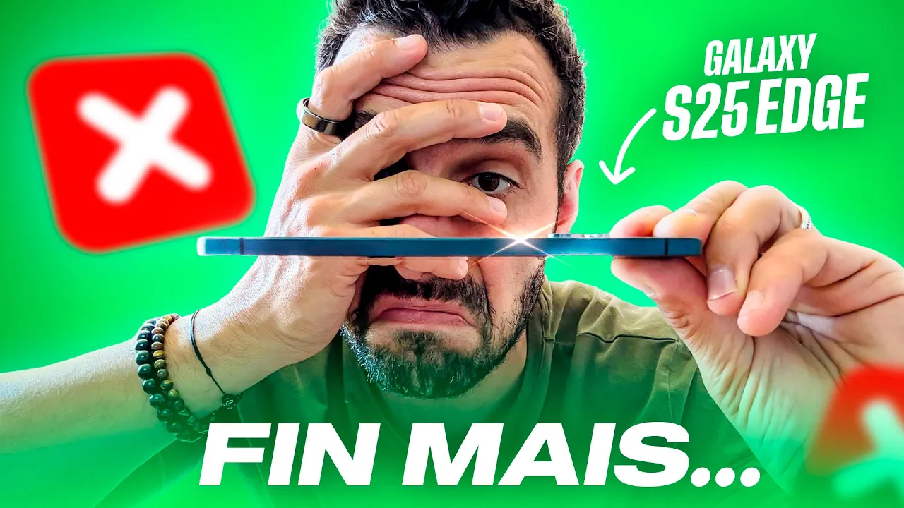 Vidéo-Test de Samsung Galaxy S25 Edge par Presse Citron