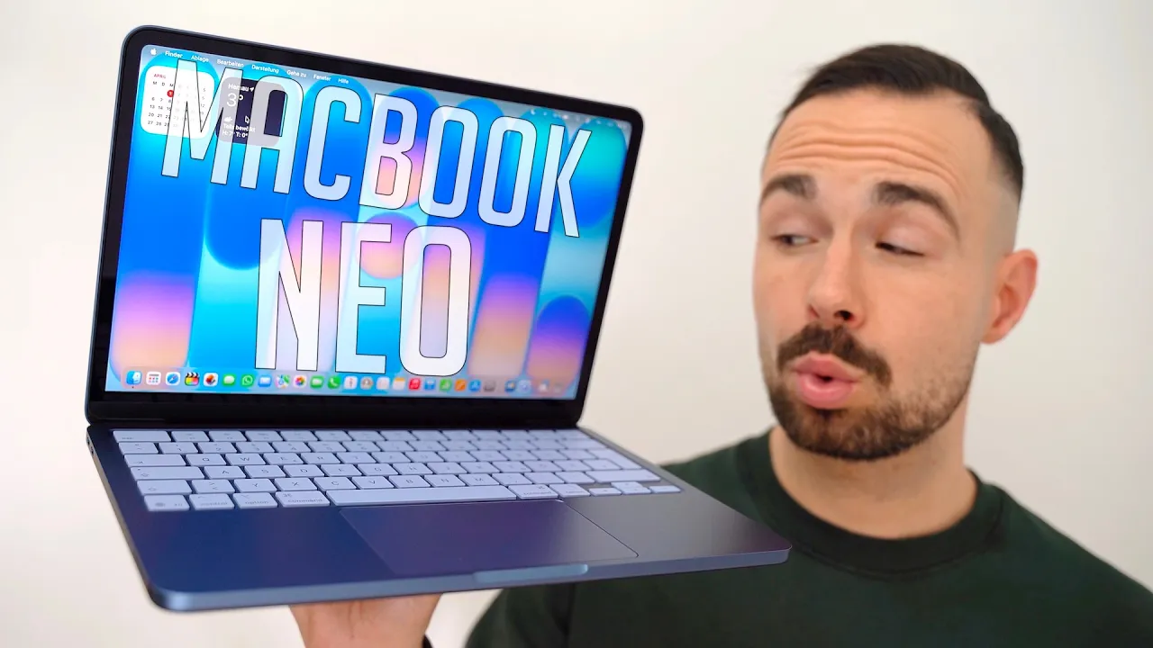 Vid�o-Test de Apple MacBook Neo par SwagTab