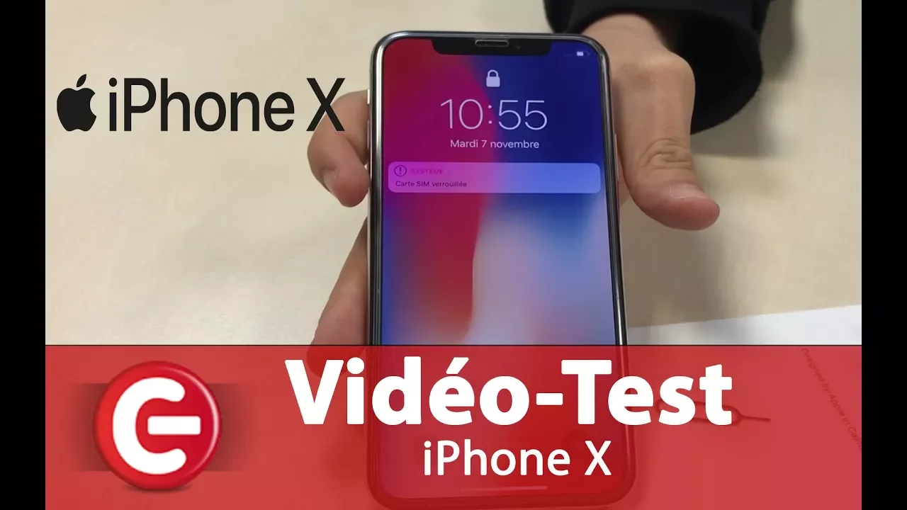 Vido-Test de Apple iPhone X par ConsoleFun