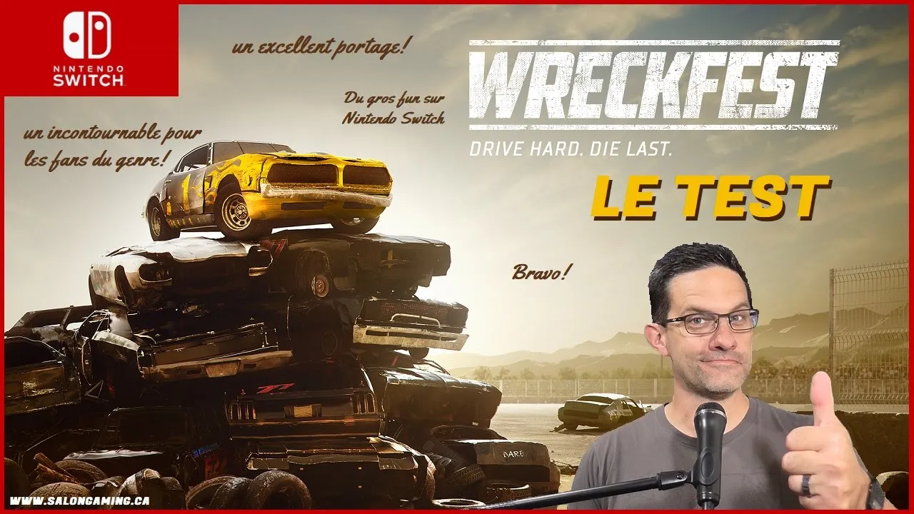 Vido-Test de Wreckfest par Salon de Gaming de Monsieur Smith