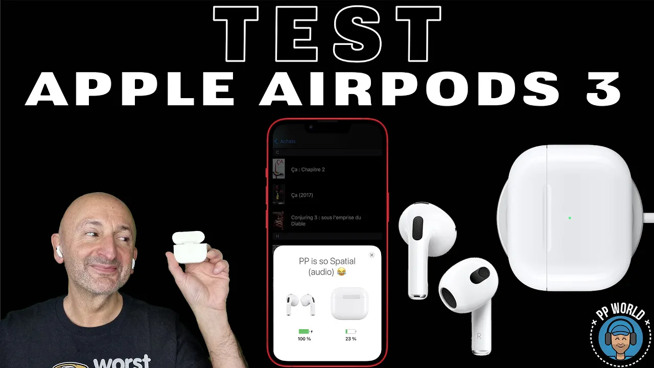 Vido-Test de Apple AirPods 3 par PP World