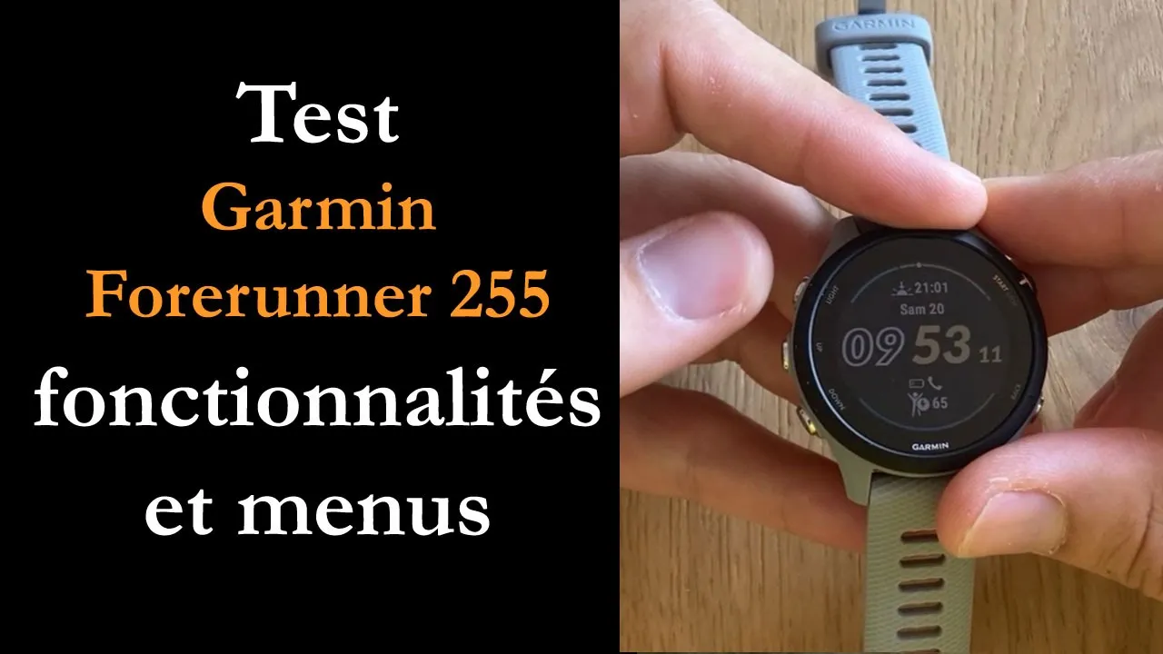 Vido-Test de Garmin Forerunner 255 par Montre cardio GPS