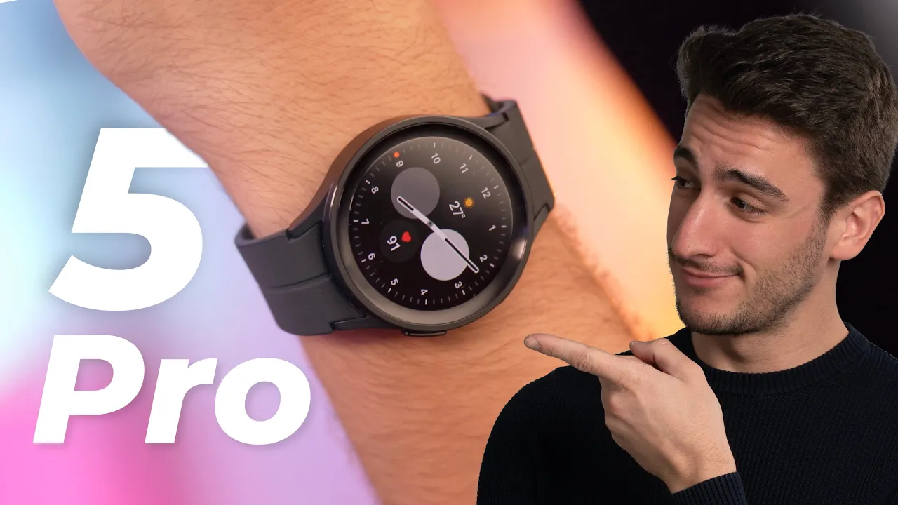 Vido-Test de Samsung Galaxy Watch 5 Pro par TheiCollection