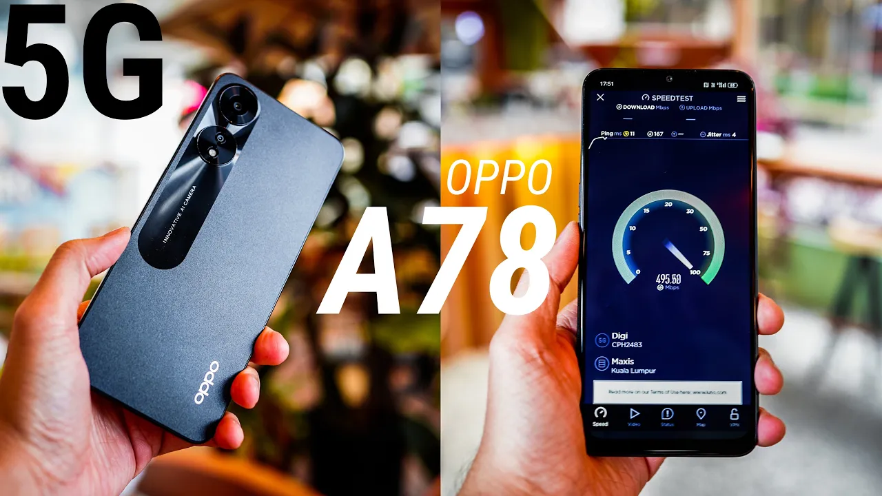 Vido-Test de Oppo A78 par Lim Reviews