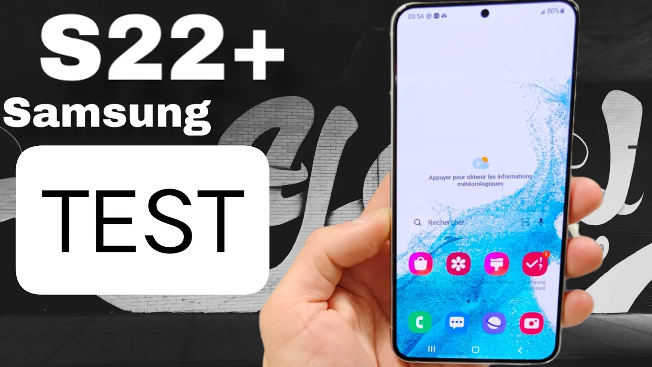 Vido-Test de Samsung Galaxy S22 Plus par Espritnewgen