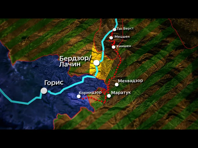 Азербайджан строит дорогу в объезд Лачинского коридора