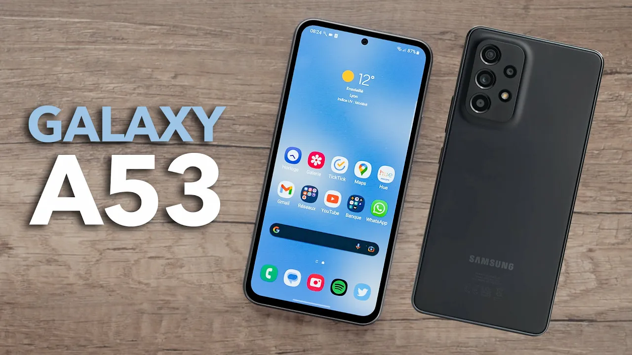 Vido-Test de Samsung Galaxy A53 par Steven