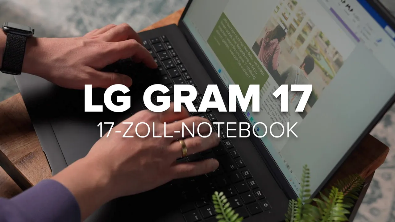 Vido-Test de LG Gram 17 par Computer Bild