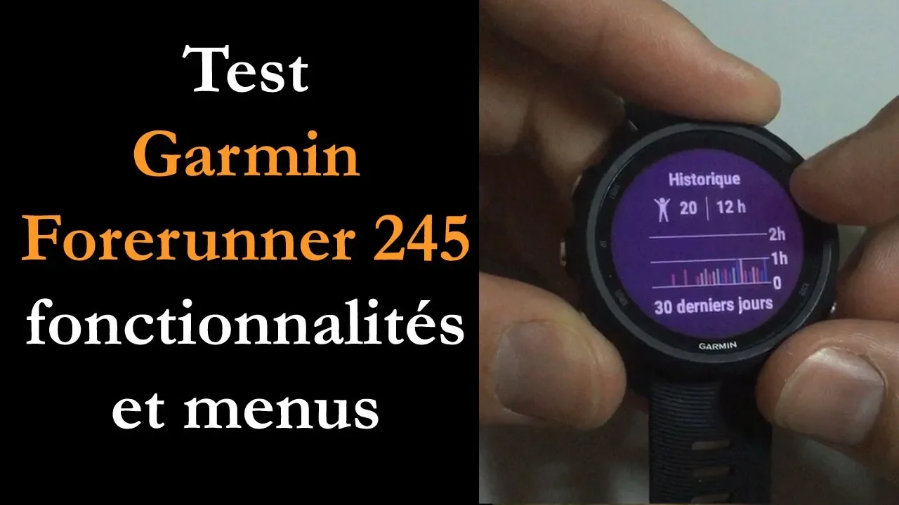 Vido-Test de Garmin Forerunner par Montre cardio GPS