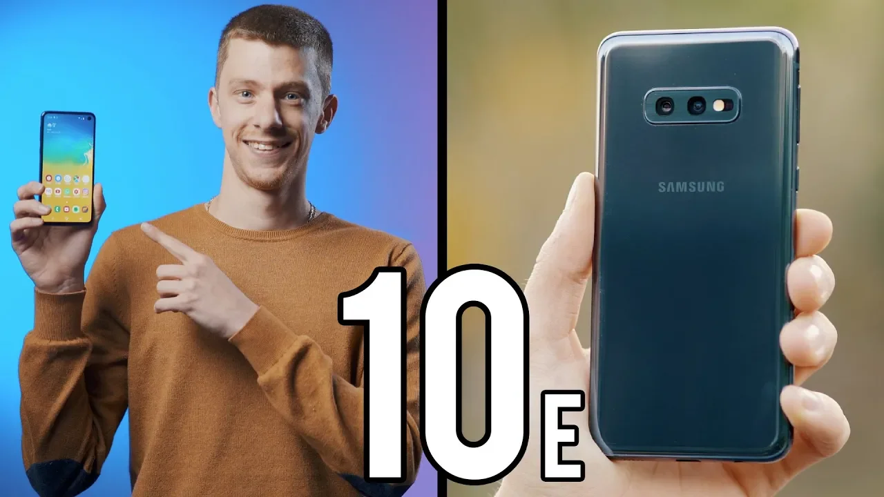 Vido-Test de Samsung Galaxy S10e par Steven