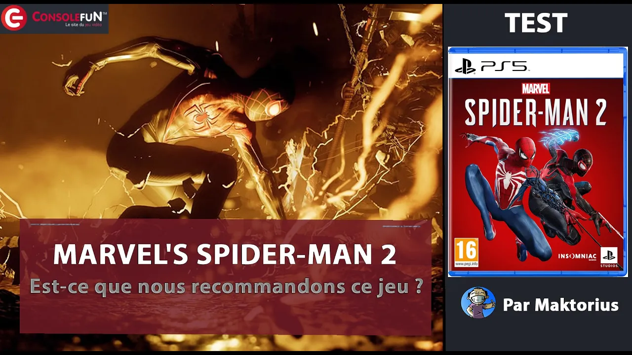 Vido-Test de Spider-Man 2 par ConsoleFun