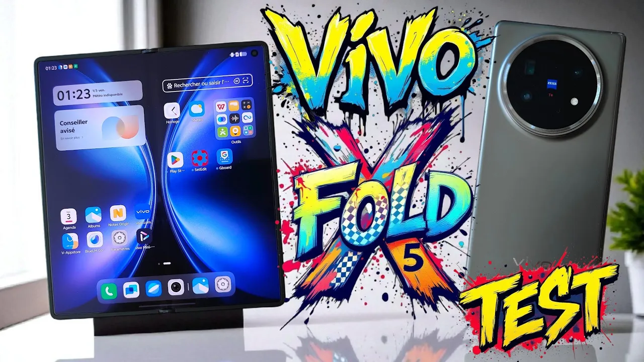 Vidéo-Test de Vivo X Fold 5 par Espritnewgen