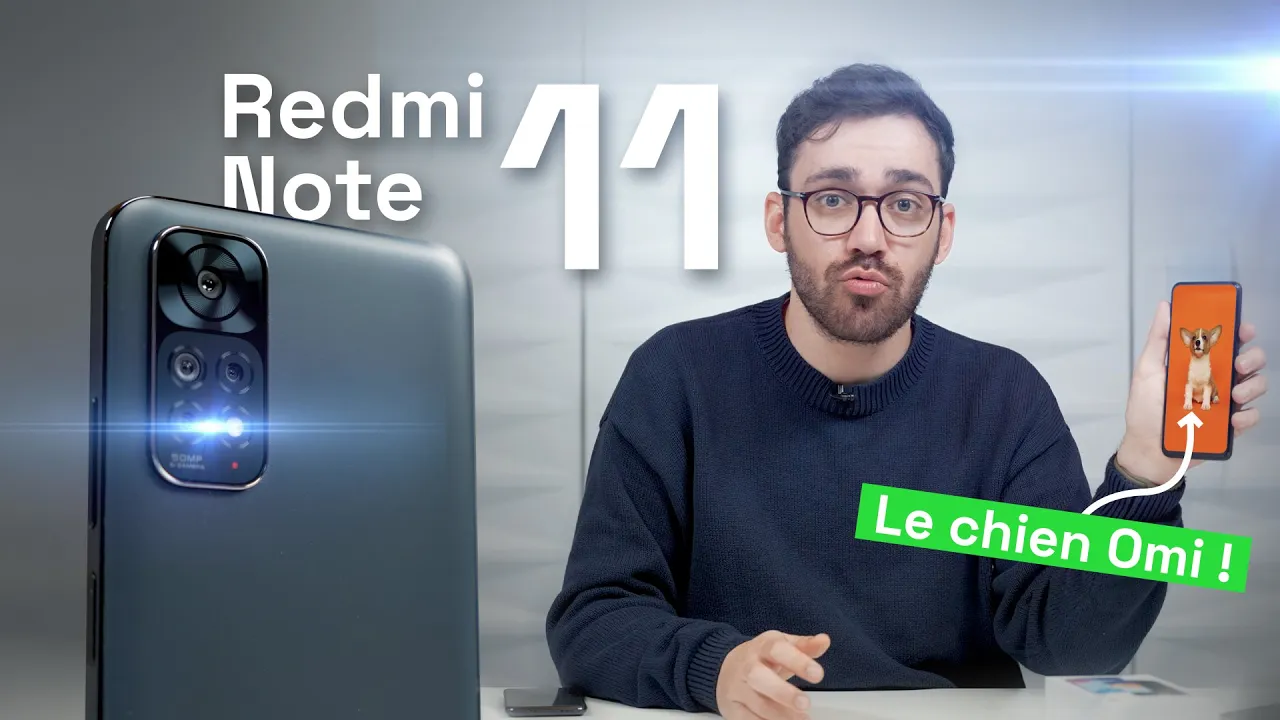 Vido-Test de Xiaomi Redmi Note 11 par Les Numeriques