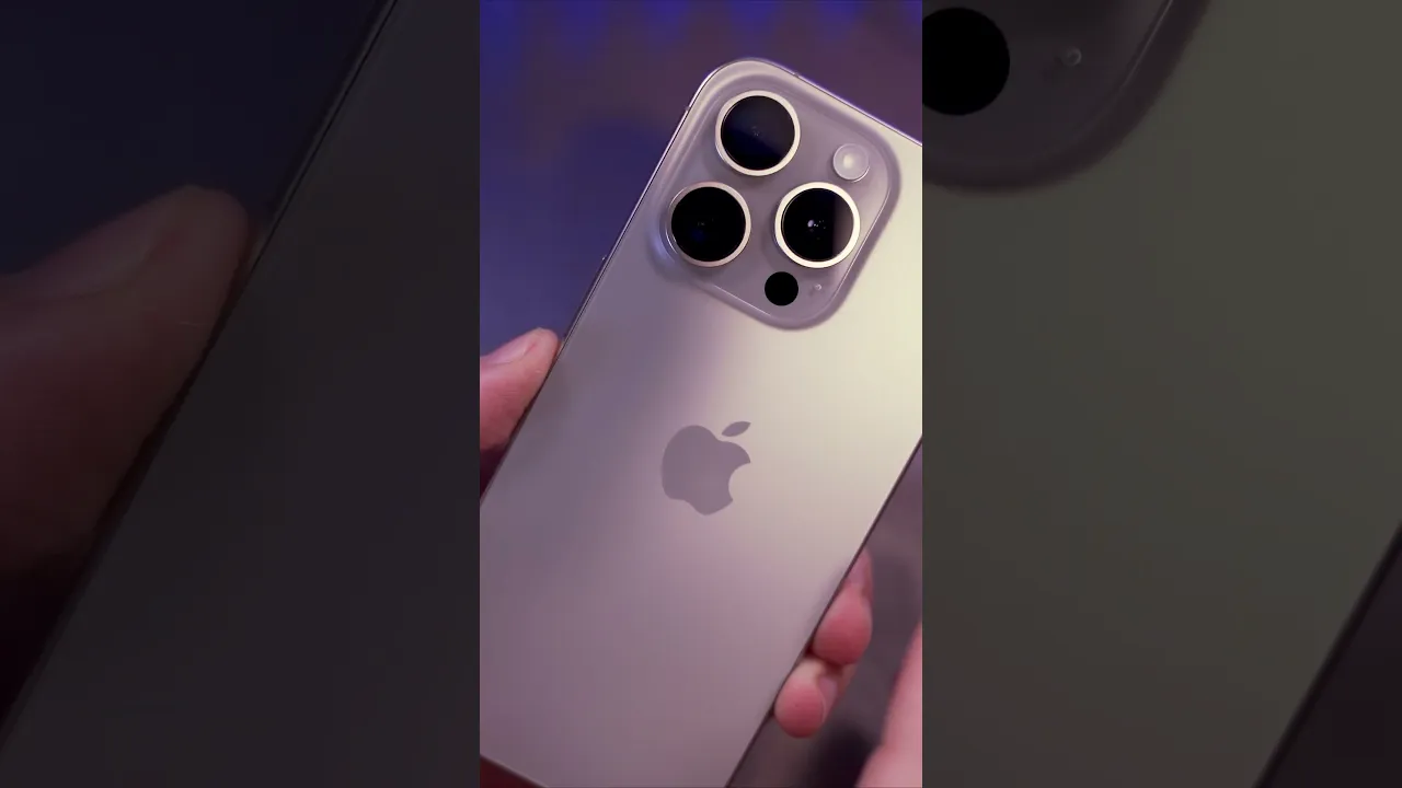 Vido-Test de Apple iPhone 15 Pro par Tech and Shoot