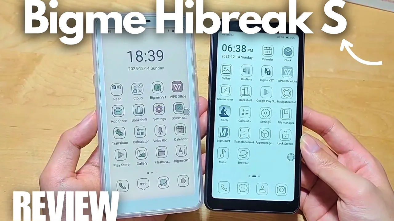 Vid�o-Test de Bigme HiBreak par OSReviews