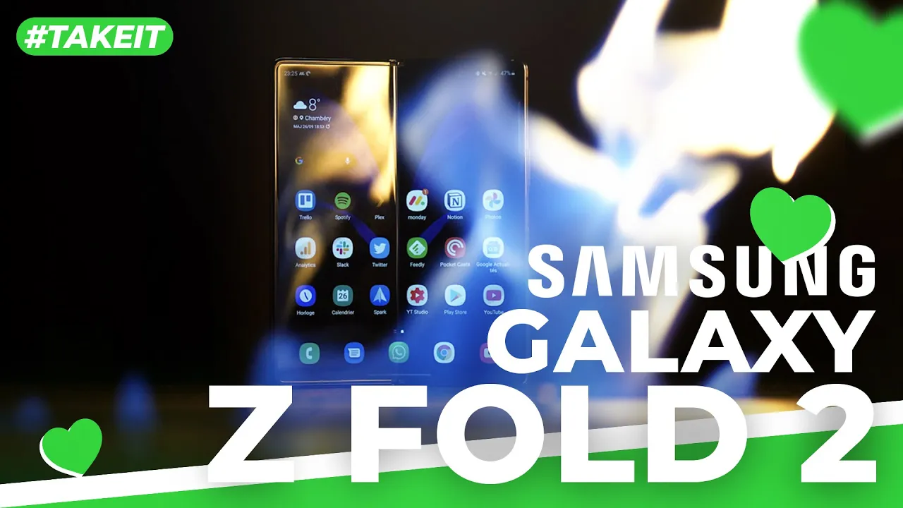 Vido-Test de Samsung Galaxy Z Fold 2 par Presse Citron