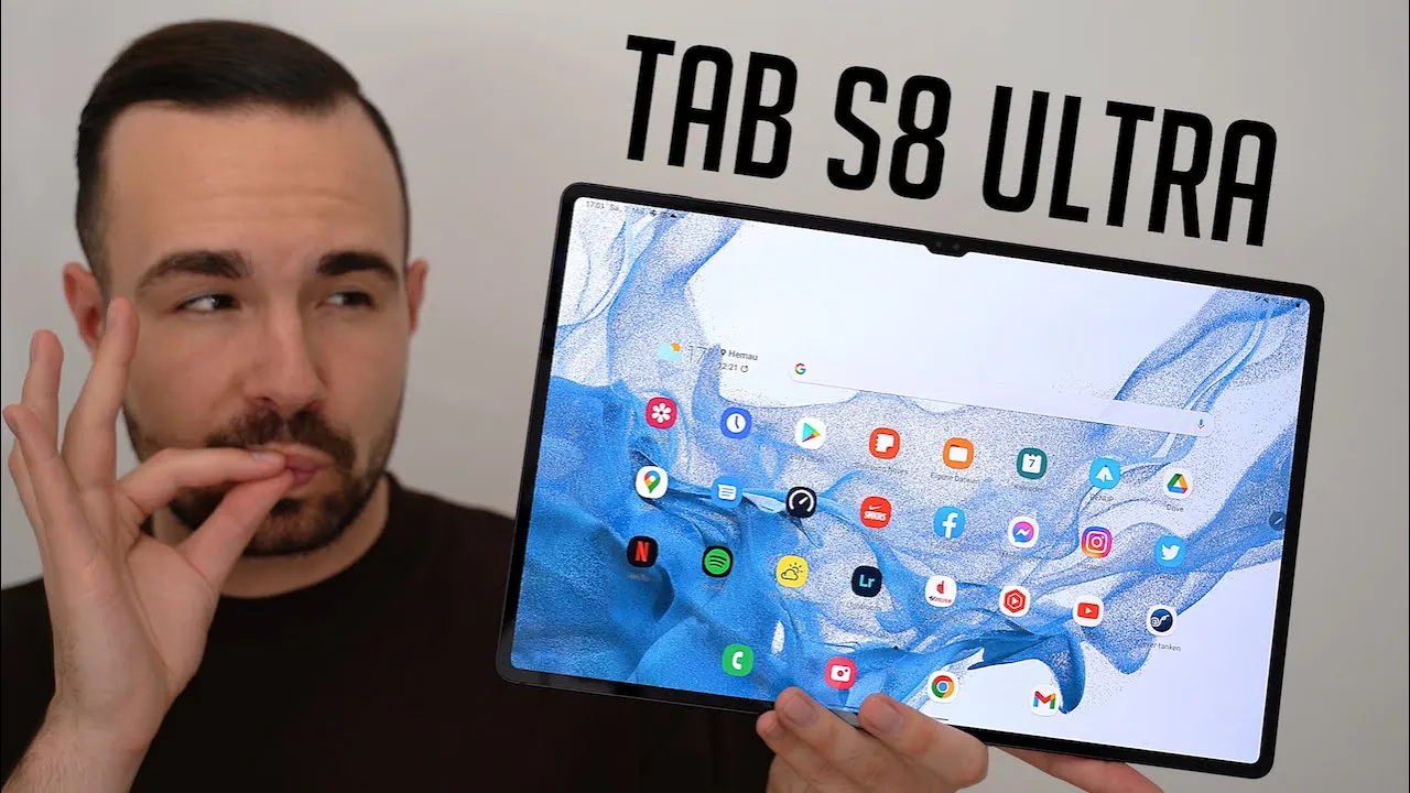 Vido-Test de Samsung Galaxy Tab S8 Ultra par SwagTab