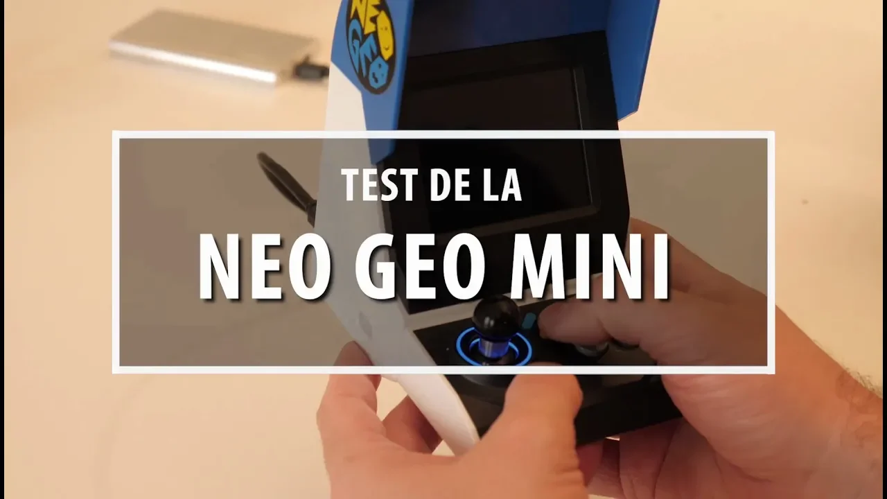 Vido-Test de Neo Geo Mini par Les Numeriques