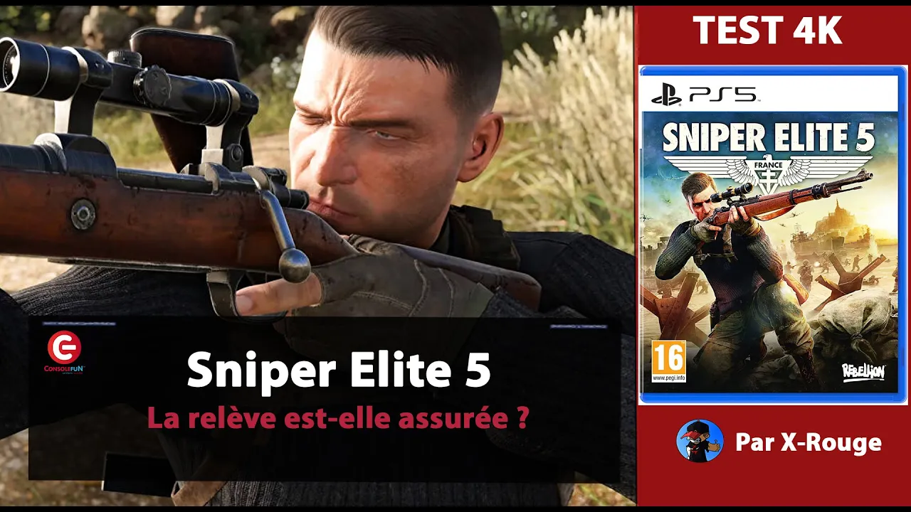 Vido-Test de Sniper Elite 5 par ConsoleFun