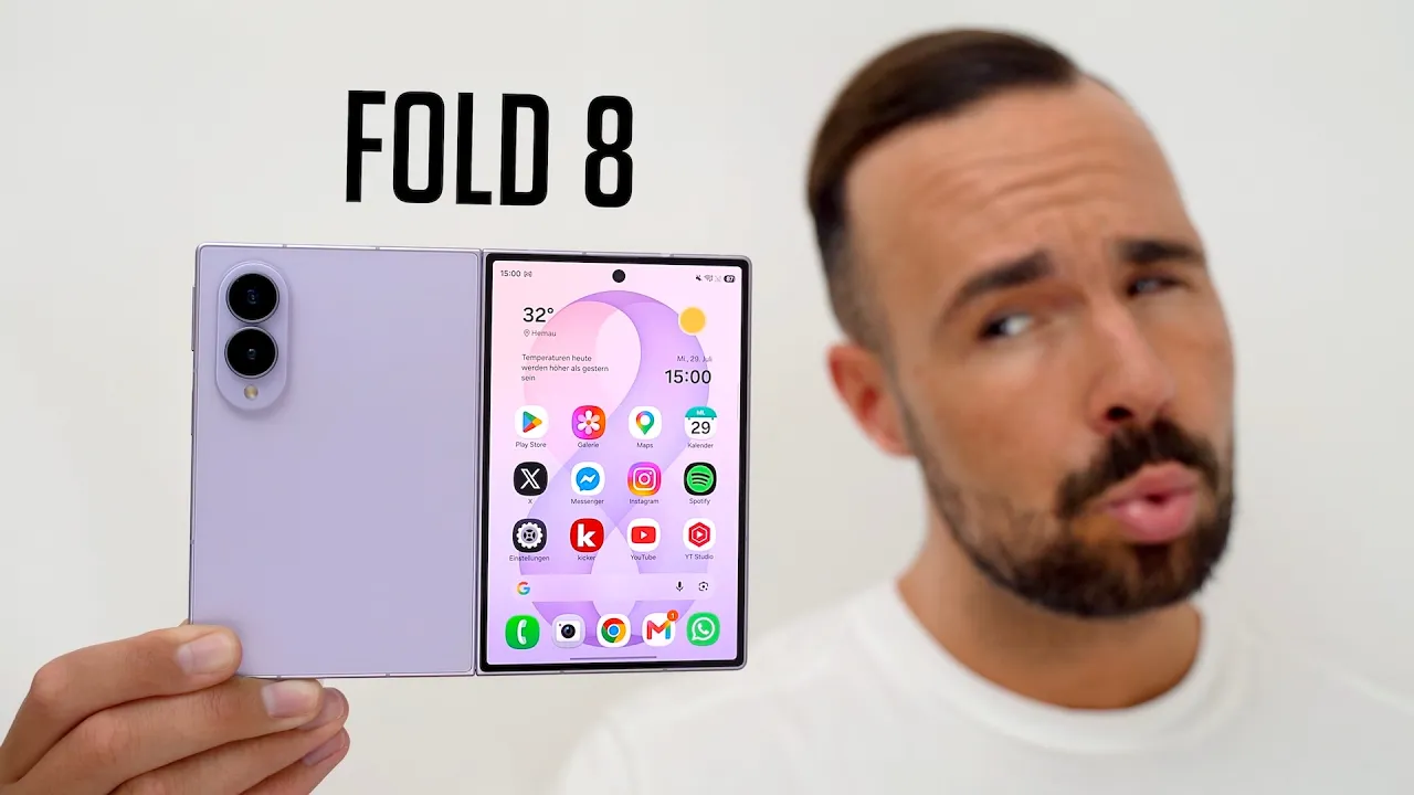 Vid�o-Test de Samsung Galaxy Z Fold 8 par SwagTab
