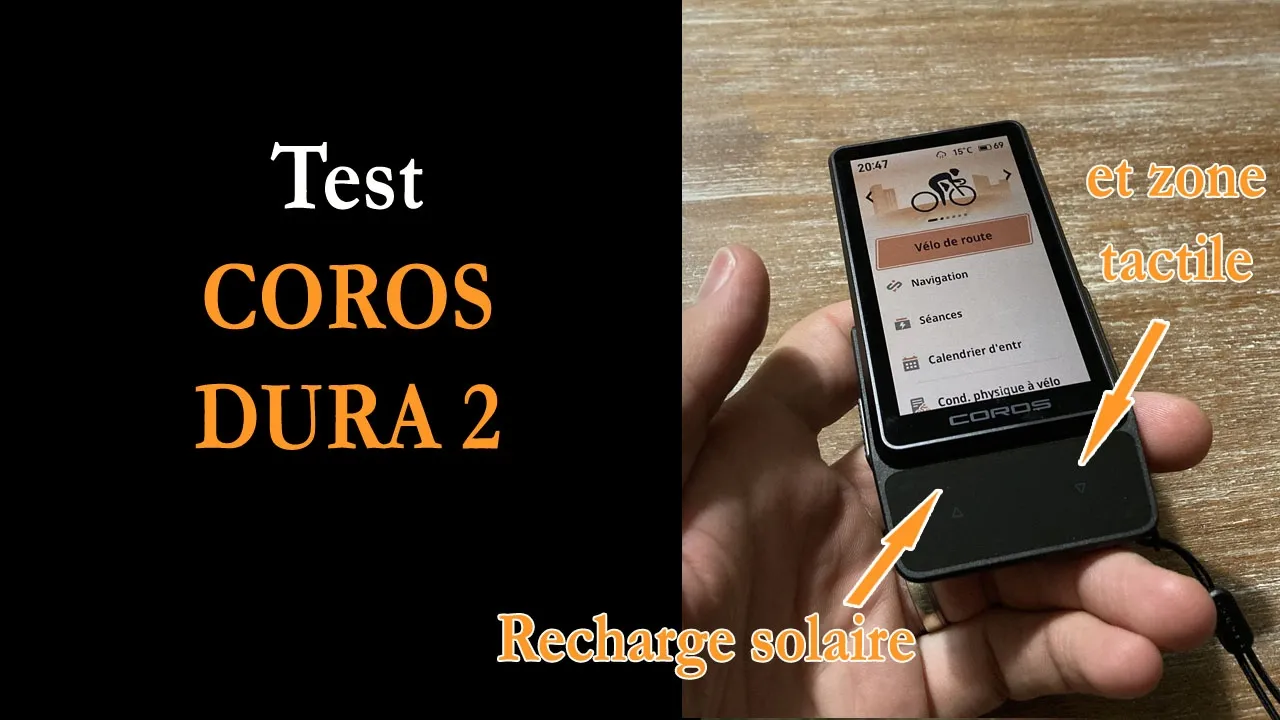 Vid�o-Test de Coros Dura par Montre cardio GPS