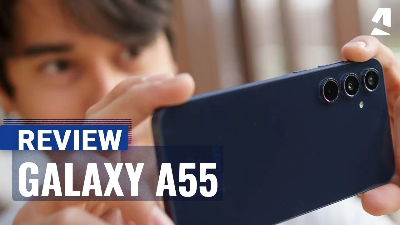 Vido-Test de Samsung Galaxy A55 par GSMArena