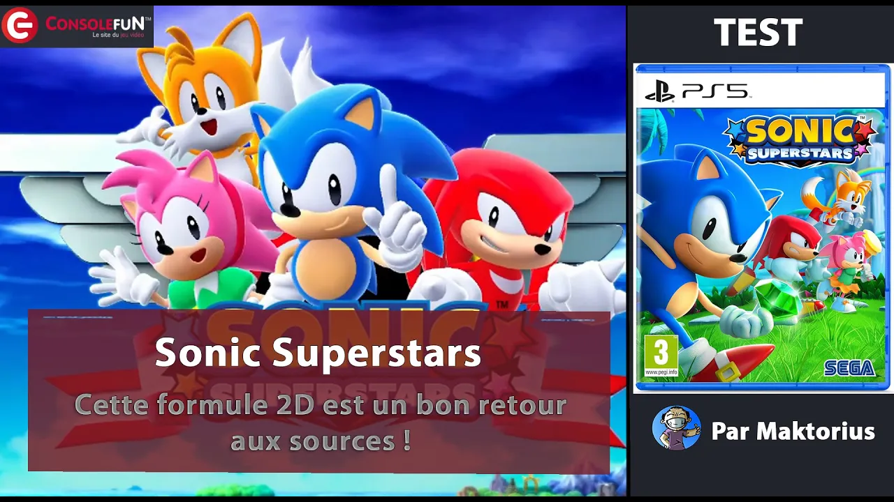 Vido-Test de Sonic Superstars par ConsoleFun