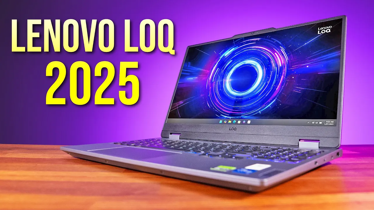 Vidéo-Test de Lenovo LOQ 15 par Jarrod'sTech