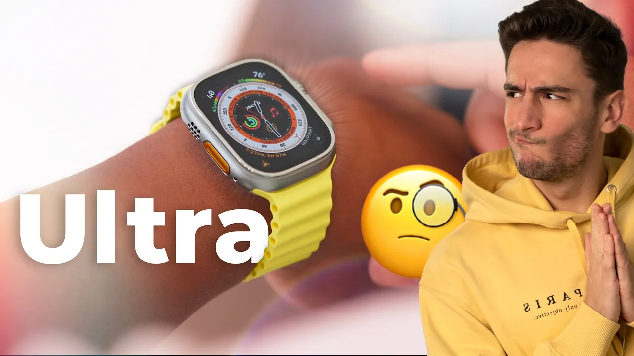 Vido-Test de Apple Watch Ultra par TheiCollection